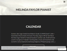 Tablet Screenshot of melindafaylor.com